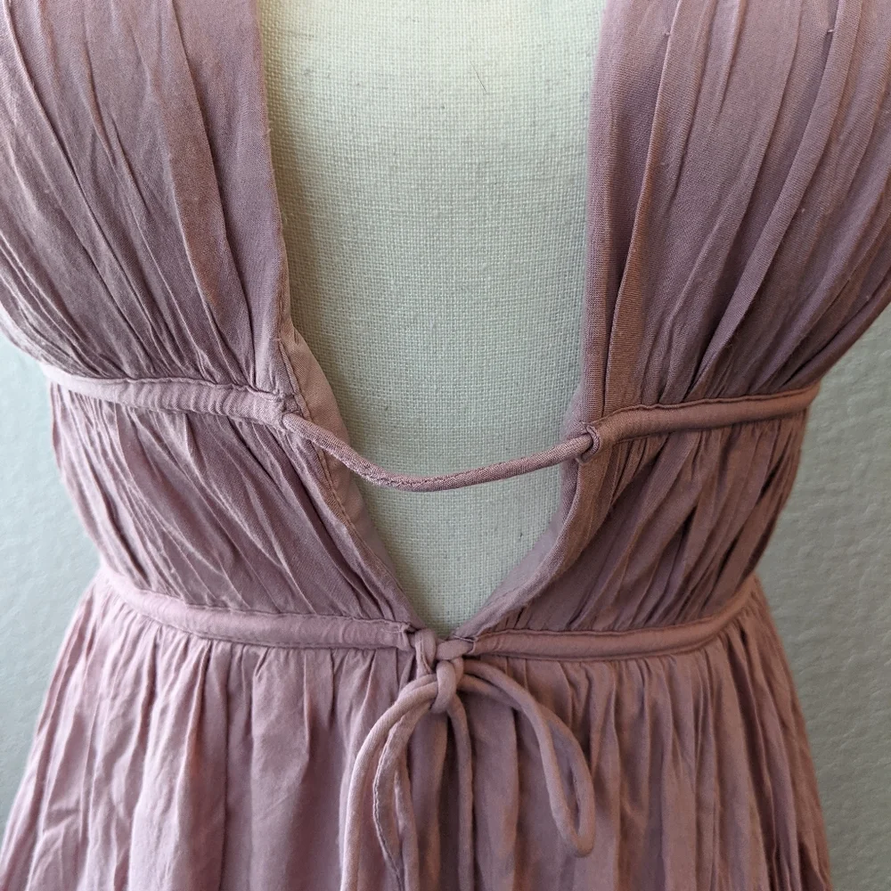 Azazie Blush Bridesmaid Dress Sz A2 - Picture 12 of 16